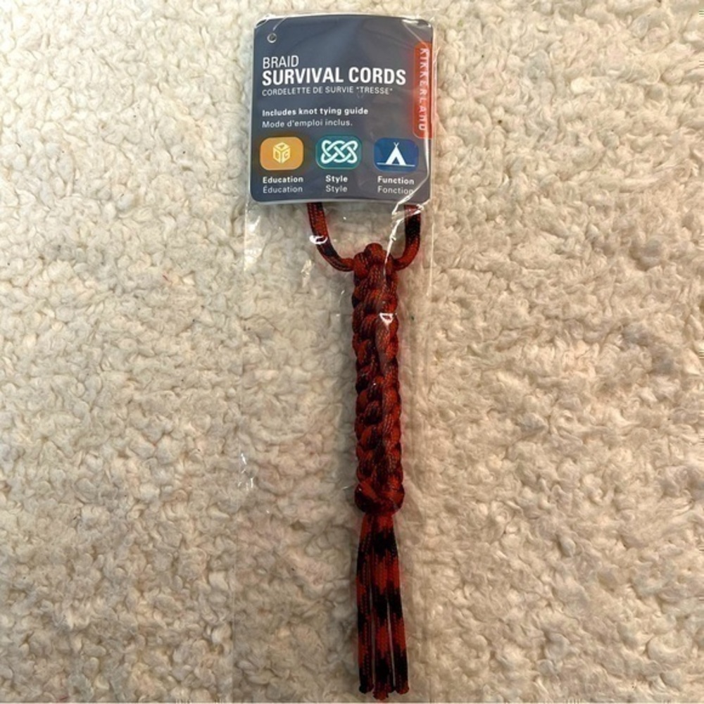 ☀️2/$14☀️Kikkerland Braid Survival Cord